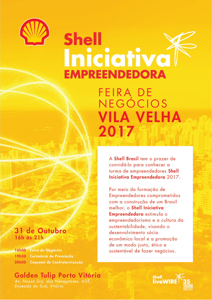 Convite Shell Iniciativa Empreendedora 2017 - VV
